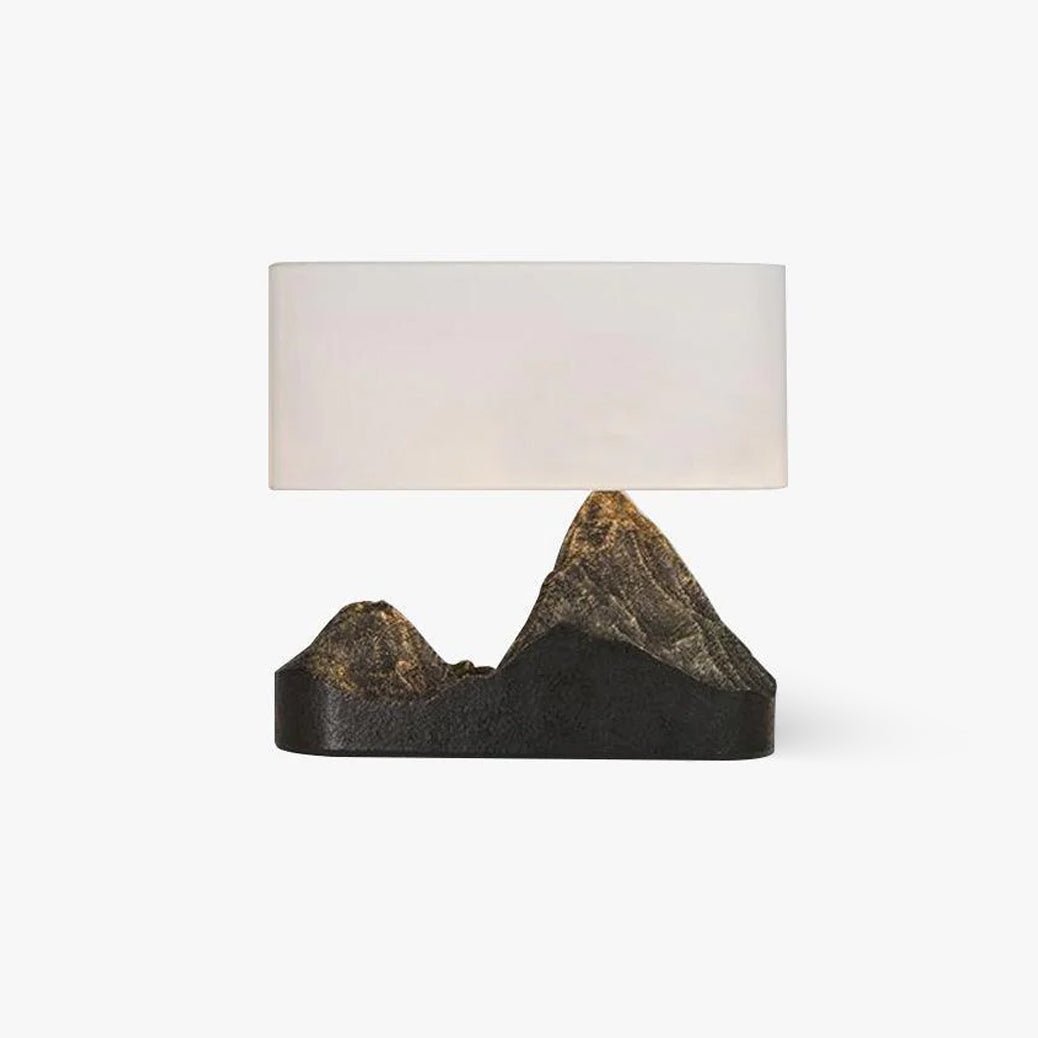 Stolní lampa s pryskyřicí ve stylu krajiny pro vnitřní domácí dekoraci a akcent
