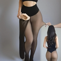 Leggings termici a effetto trasparente con fodera invernale | Meowbutter