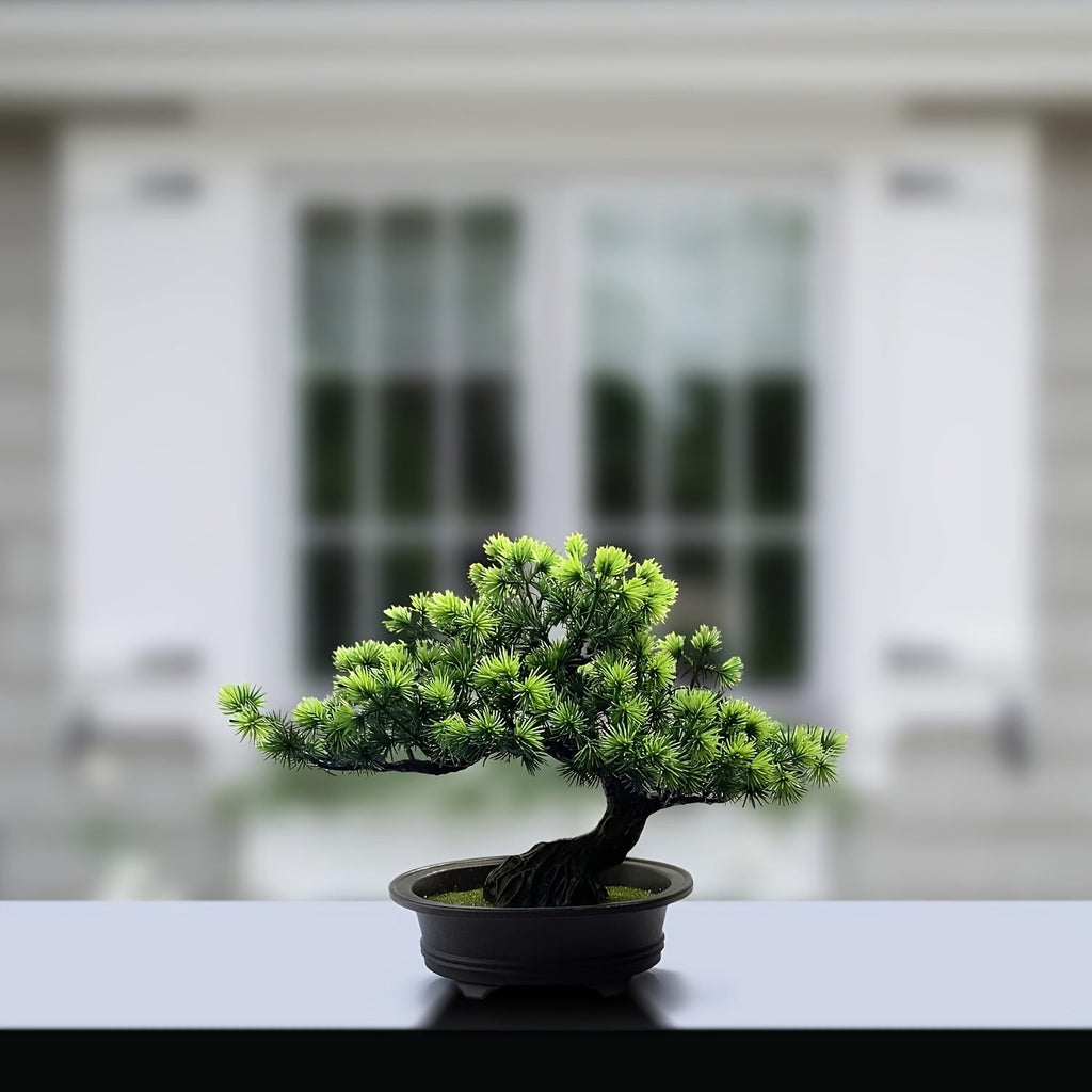 Realistyczne drzewko bonsai — nie wymaga pielęgnacji, realistyczne liście