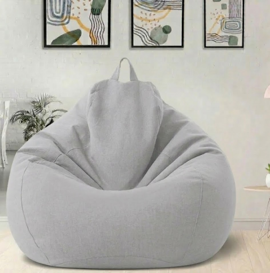 Andningsbar ergonomisk golvfåtölj med linnelook
