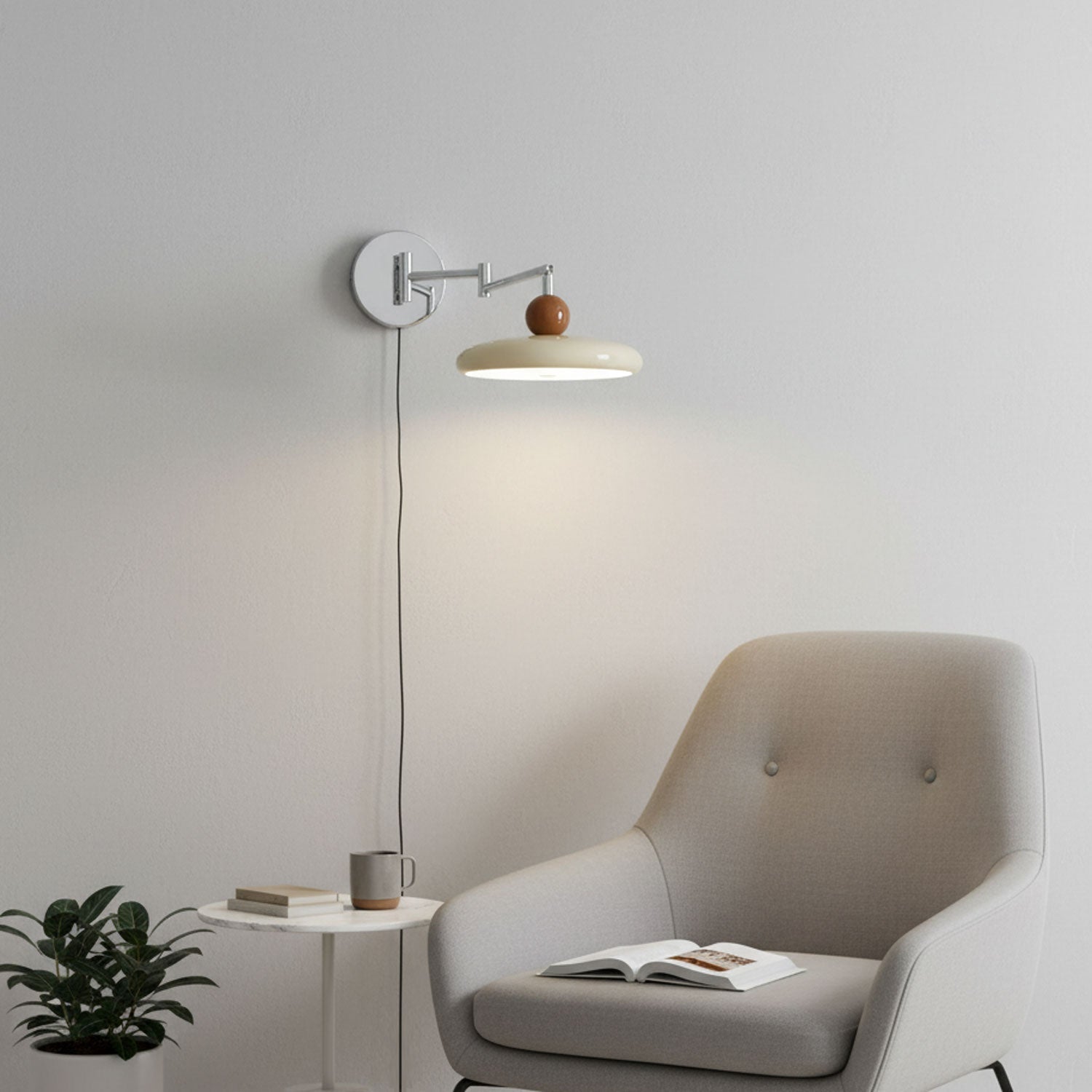 Lola runde Wandleuchte mit integriertem LED für den Innenbereich