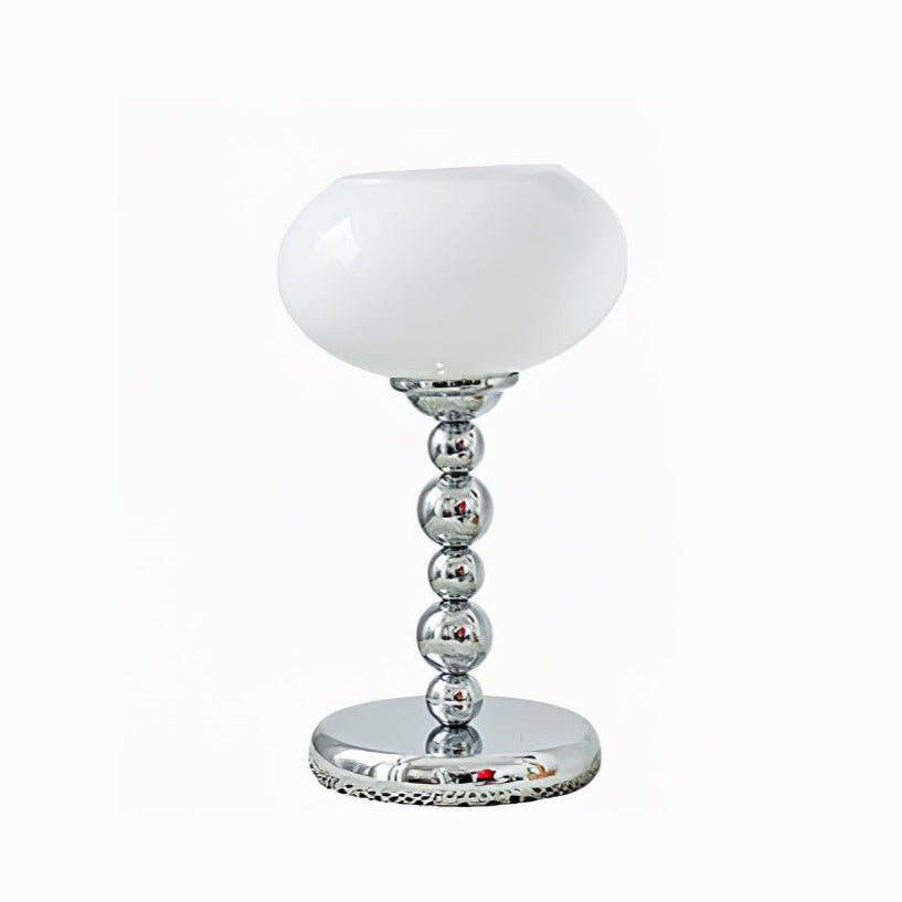 Astrelle Retro Space Age Table Lamp Chrome Orange Glass
