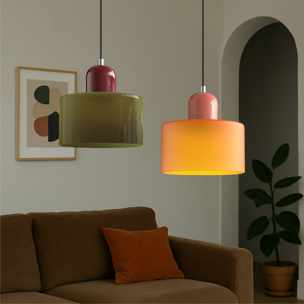 Luminor Bauhaus Inspired Geometric Pendant Light For Indoor Use