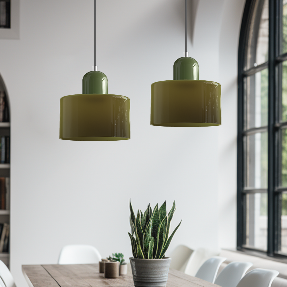 Luminor Bauhaus Inspired Geometric Pendant Light For Indoor Use