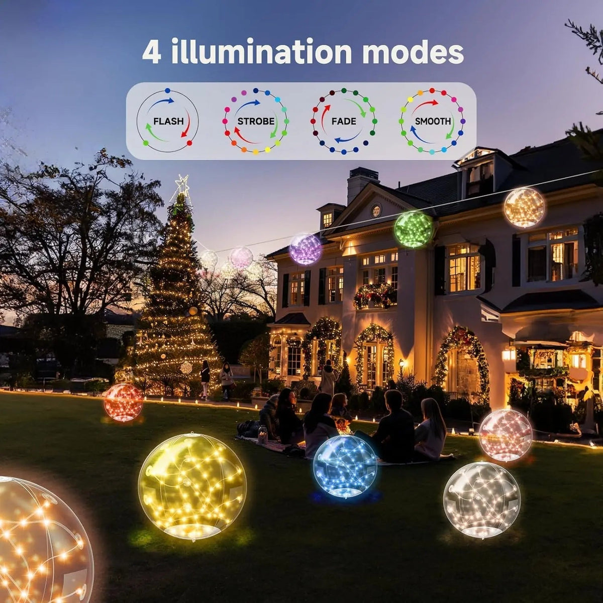 Luminous Oasis drijvende solarlampen voor het zwembad — waterdicht ontwerp met kleurverandering