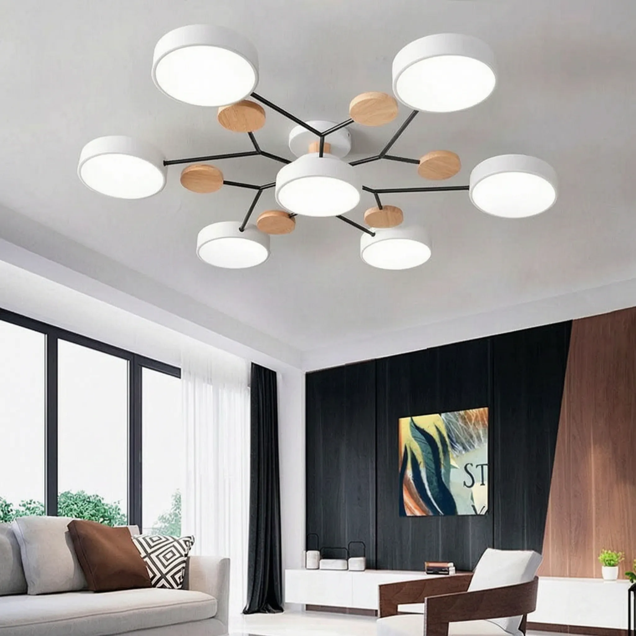Moderní LED stropní svítidlo - Osvětlení obývacích pokojů - Ormexis