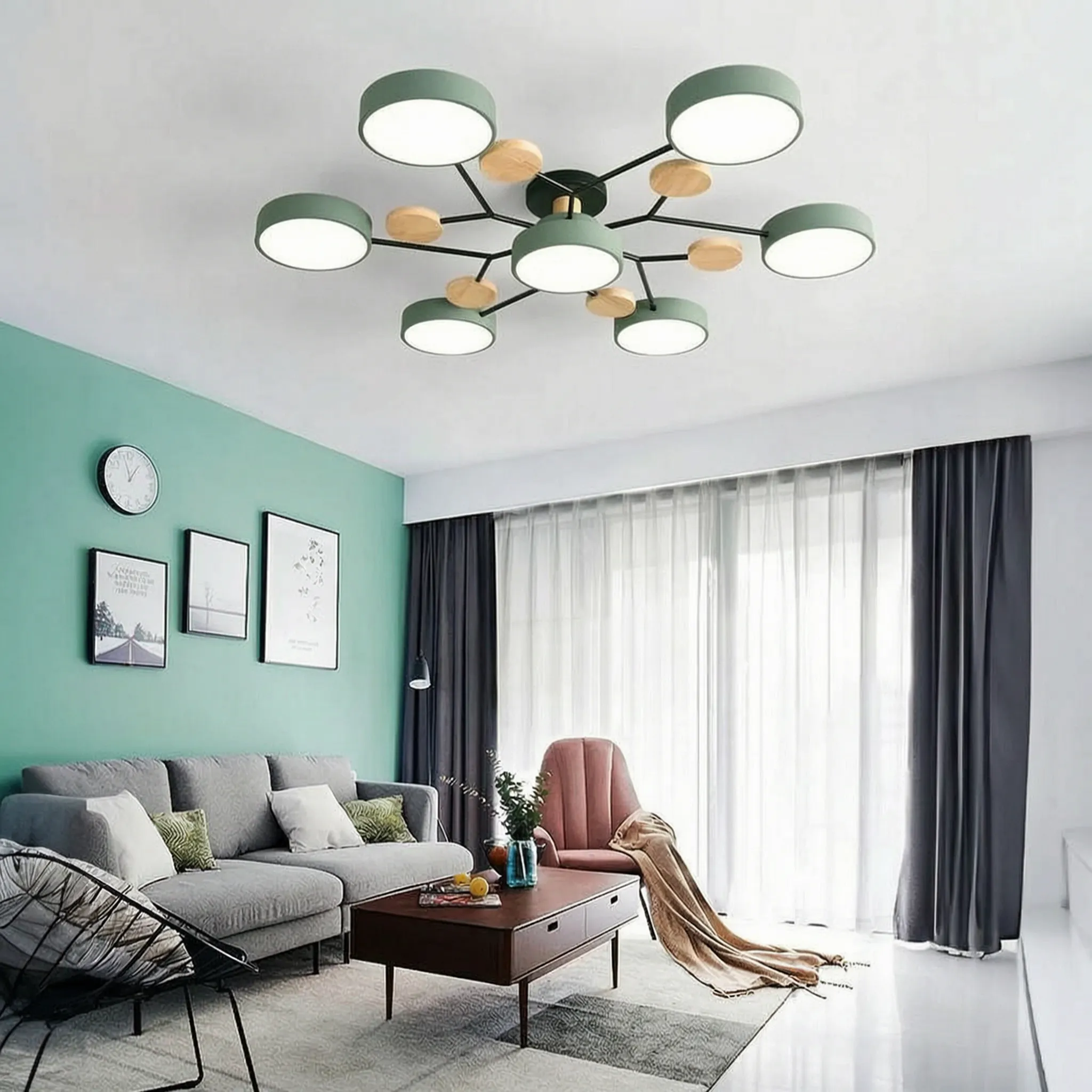 Moderní LED stropní svítidlo - Osvětlení obývacích pokojů - Ormexis