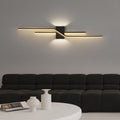 Linear LED Wall Light In Metal And Acrylic Minimalist Design