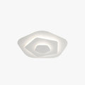 Organic Curvilinear Acrylic And Metal Ceiling Lamp With Dimmable LED Color Temperature