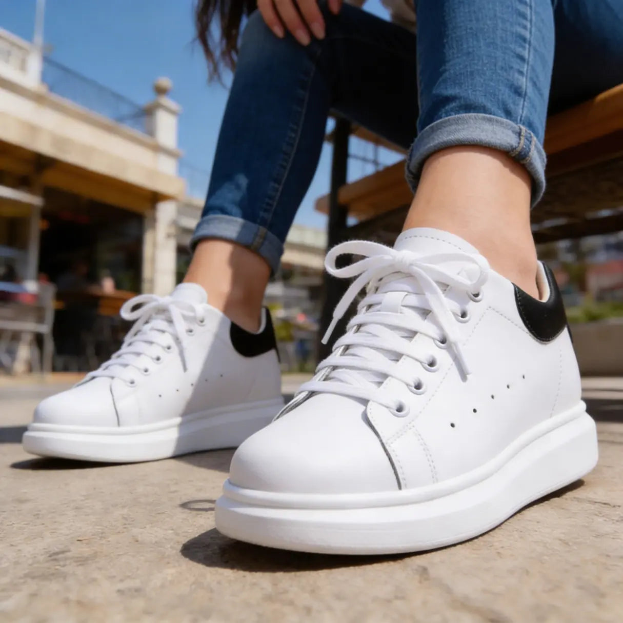 Mclifts Elevation Sneakers With 8cm Height Boost For Women