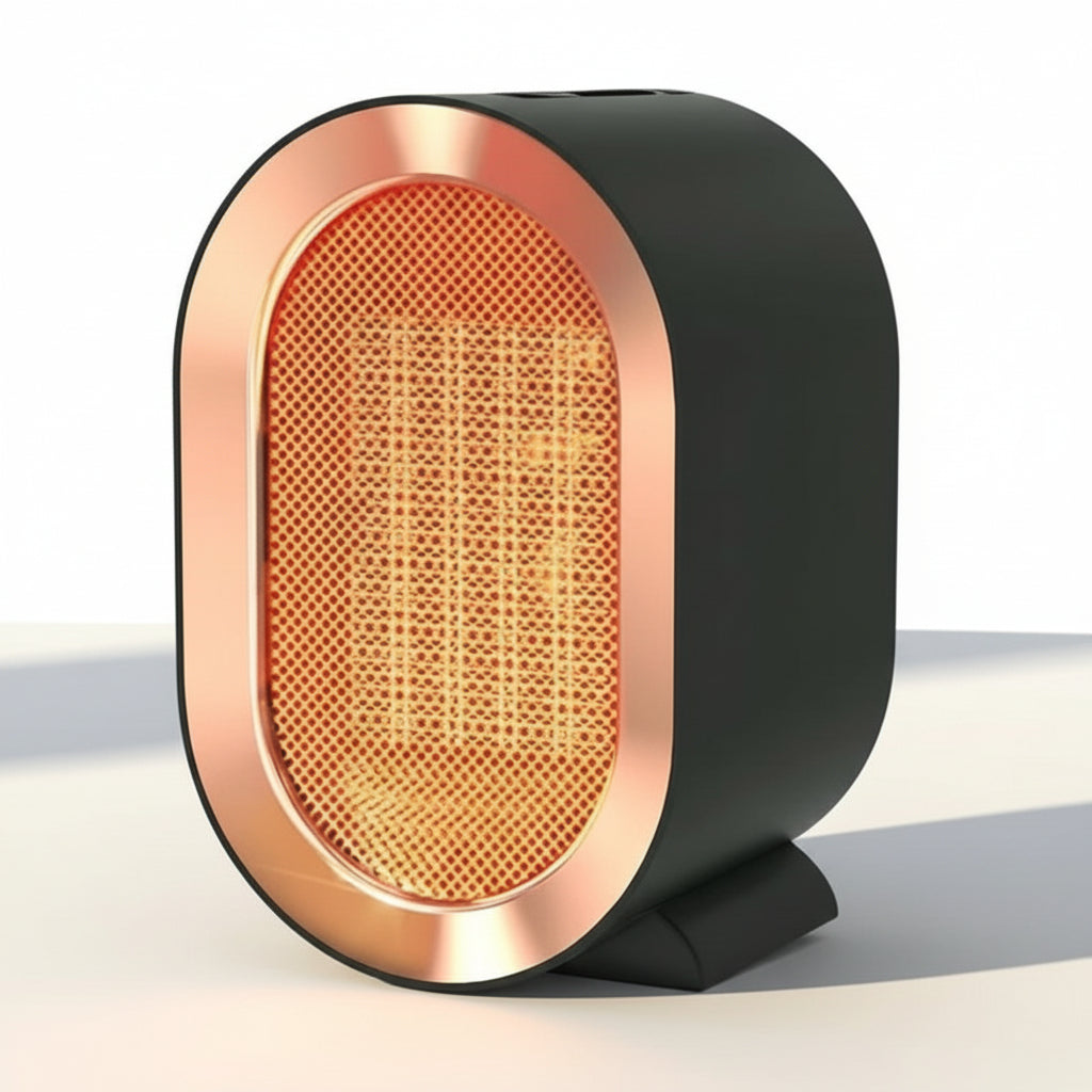 Lightweight Portable Electric Space Heater — Adjustable Thermostat Control