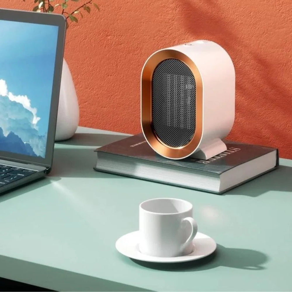 Lightweight Portable Electric Space Heater — Adjustable Thermostat Control