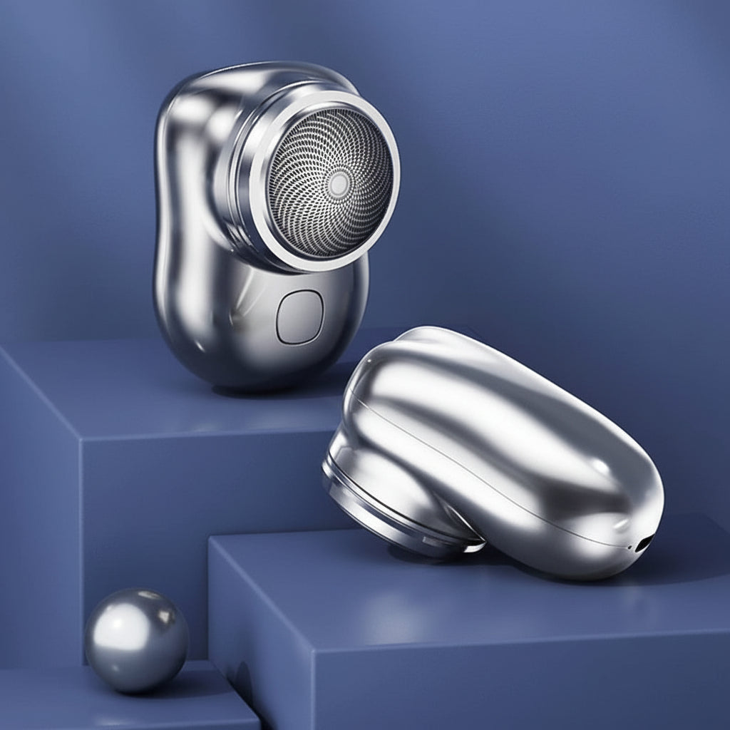 Rasoir électrique portable mini-tondeuse en métal pour barbe et cheveux | Meowbutter