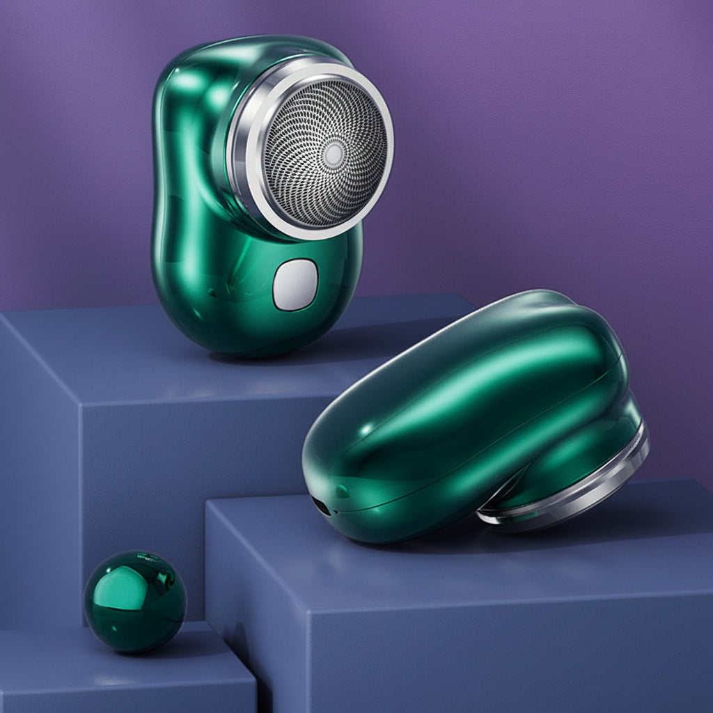 Rasoir électrique portable mini-tondeuse en métal pour barbe et cheveux | Meowbutter