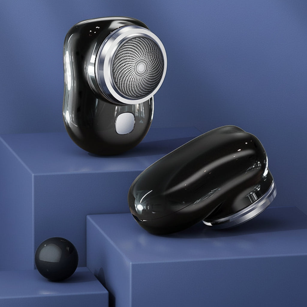 Rasoir électrique portable mini-tondeuse en métal pour barbe et cheveux | Meowbutter