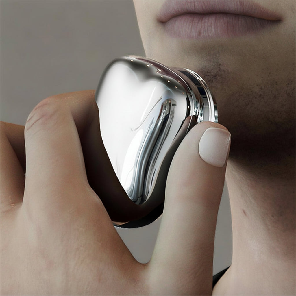 Rasoir électrique portable mini-tondeuse en métal pour barbe et cheveux | Meowbutter