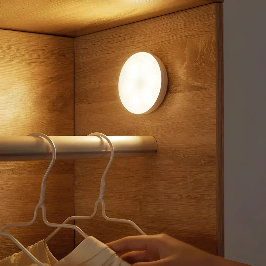 Wireless LED Motion Sensor Night Light — Automatic Steady Glow