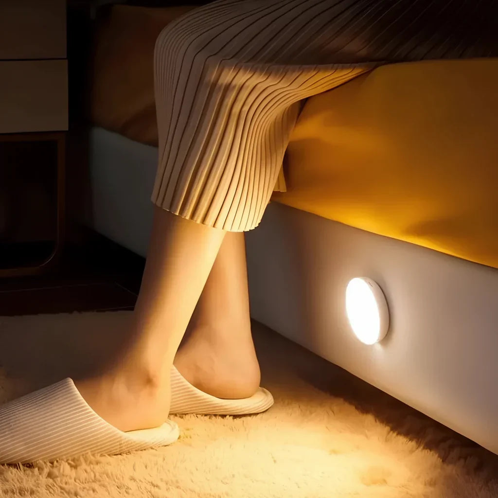 Wireless LED Motion Sensor Night Light — Automatic Steady Glow