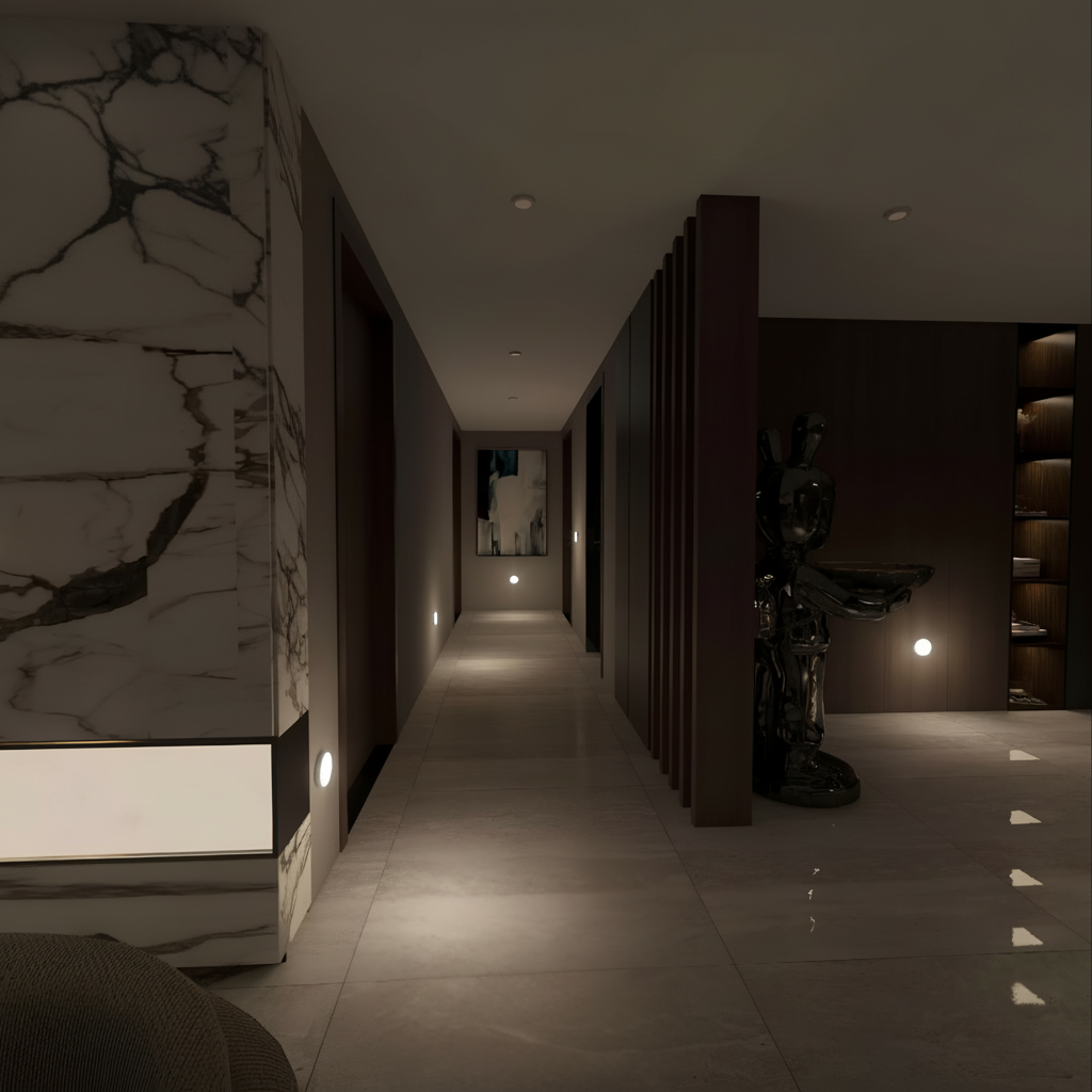 Wireless LED Motion Sensor Night Light — Automatic Steady Glow