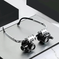 Adjustable Headband LED Magnifying Glass Headset — Snap-On Optical Lenses
