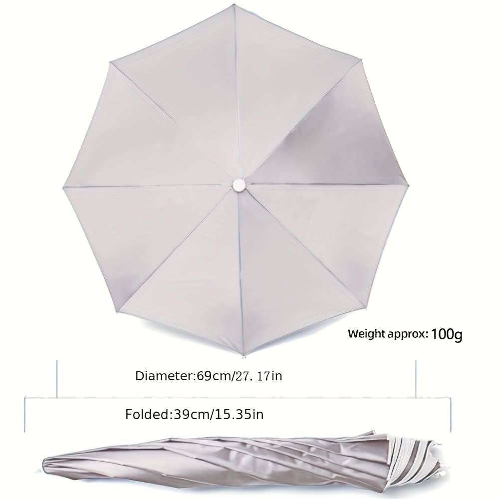 Cappello-ombrello leggero e a mani libere, progettato per proteggerti dal sole all’aperto | meowbutter
