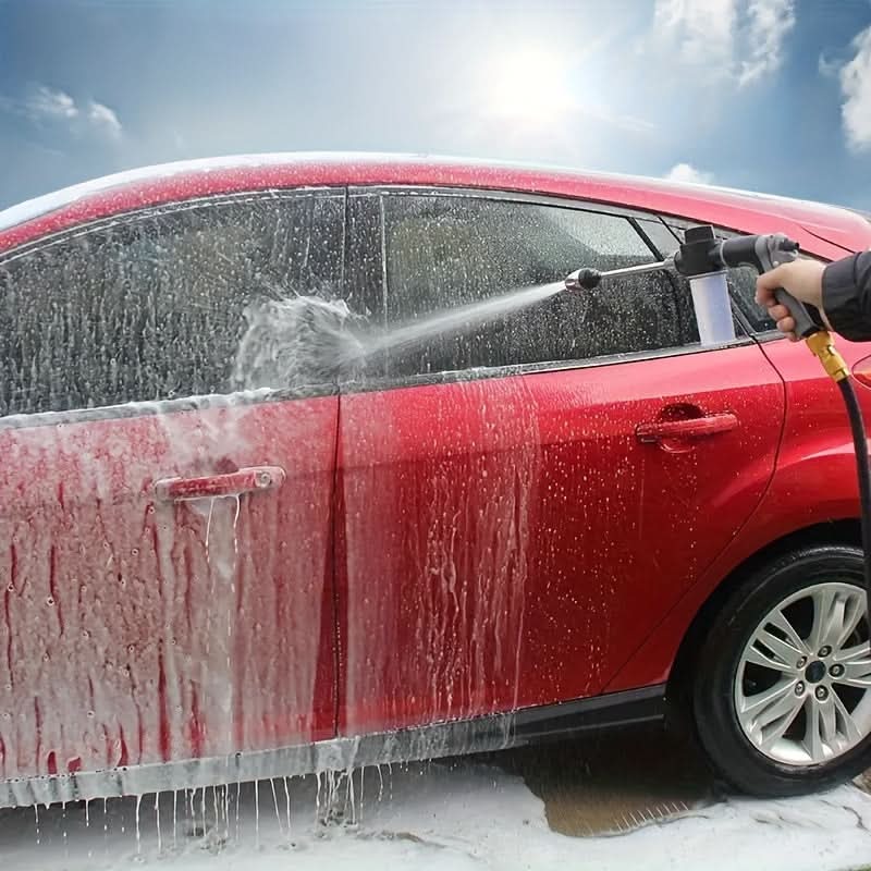 High-pressure foam spray gun designed for efficient outdoor cleaning tasks | meowbutter