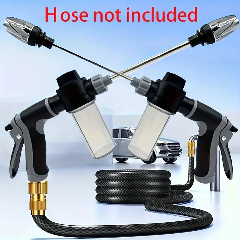 High-pressure foam spray gun designed for efficient outdoor cleaning tasks | meowbutter