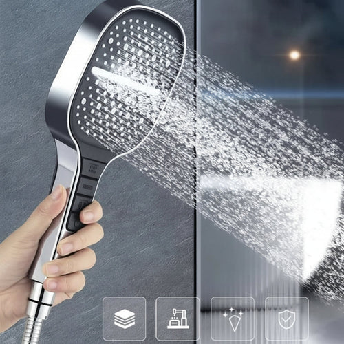 7-Mode High-Pressure Shower Head for Comfortable Daily Showers | meowbutter