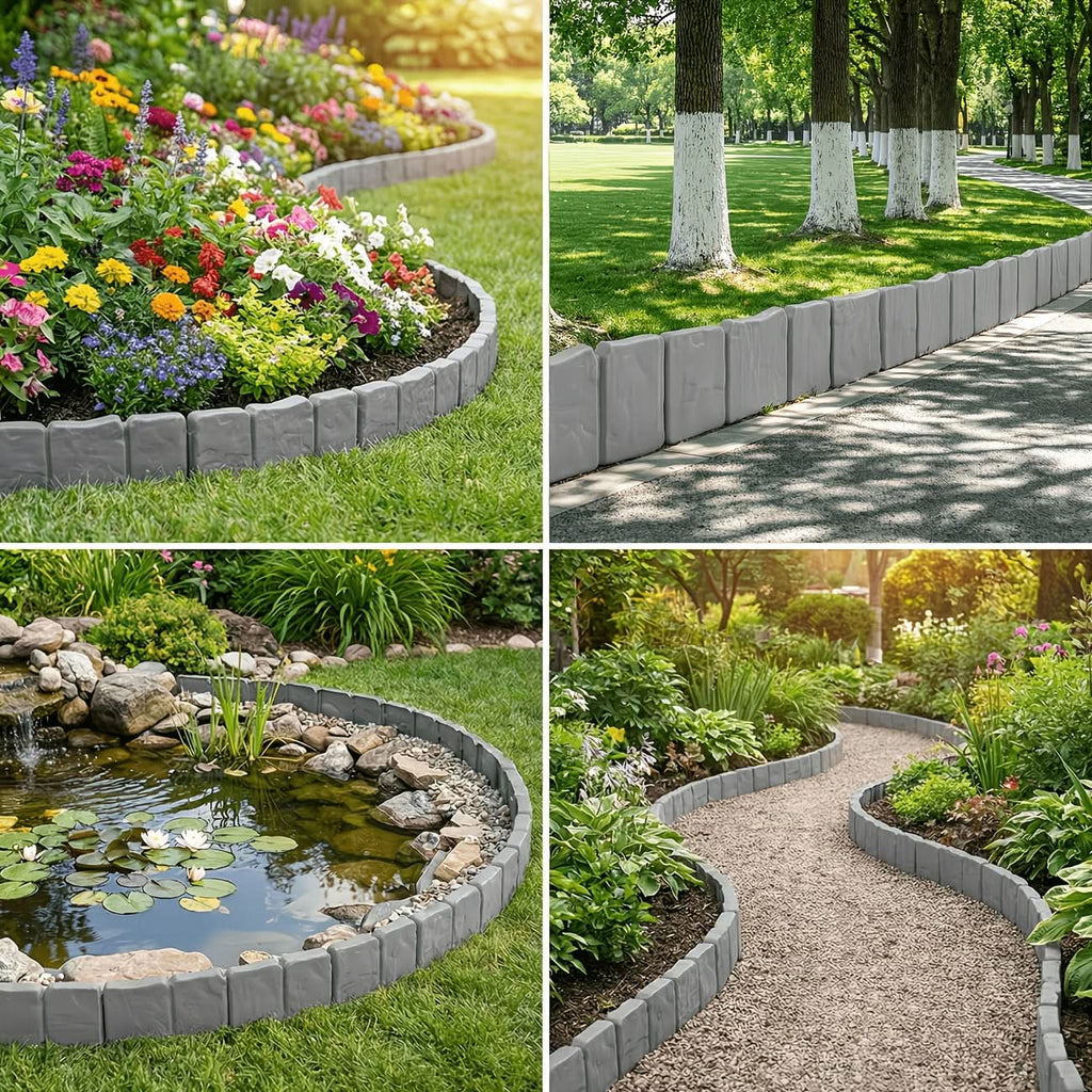Bordura decorativa da giardino per rifinire il prato in modo ordinato | meowbutter