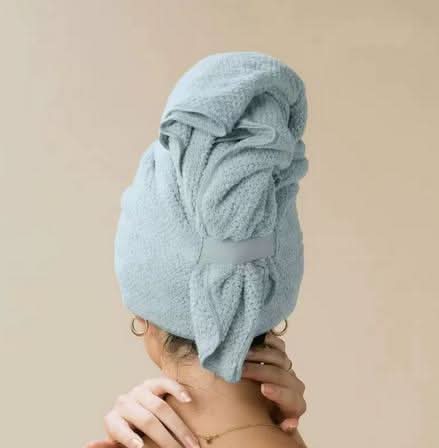 Coral Velvet Hårhåndkle for Rask Tørking og Frizz-Reduserende Hårpleie | meowbutter