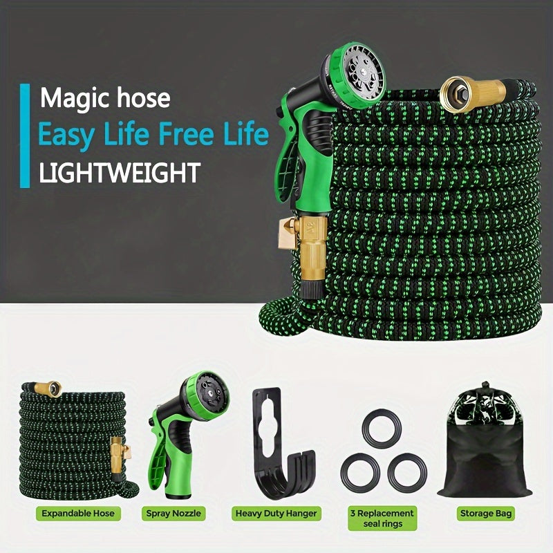 Portable Watering Hose - Flexible Flow Design - Garden & Cleaning Use | meowbutter
