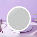 Compact Lighted Folding Travel Makeup Mirror — Under 1 Inch Thick