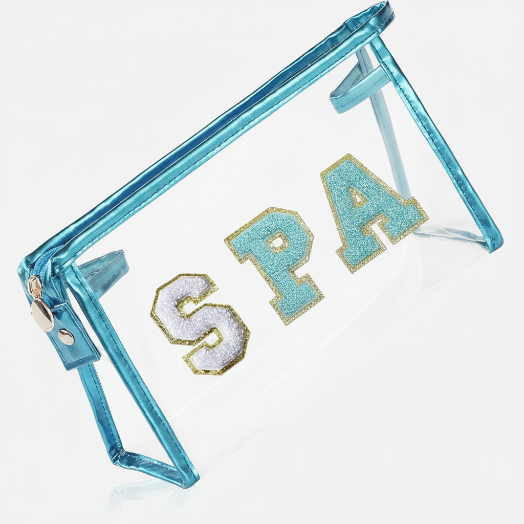 Clear Travel Cosmetic Bag — Flexible Waterproof PVC Pouch
