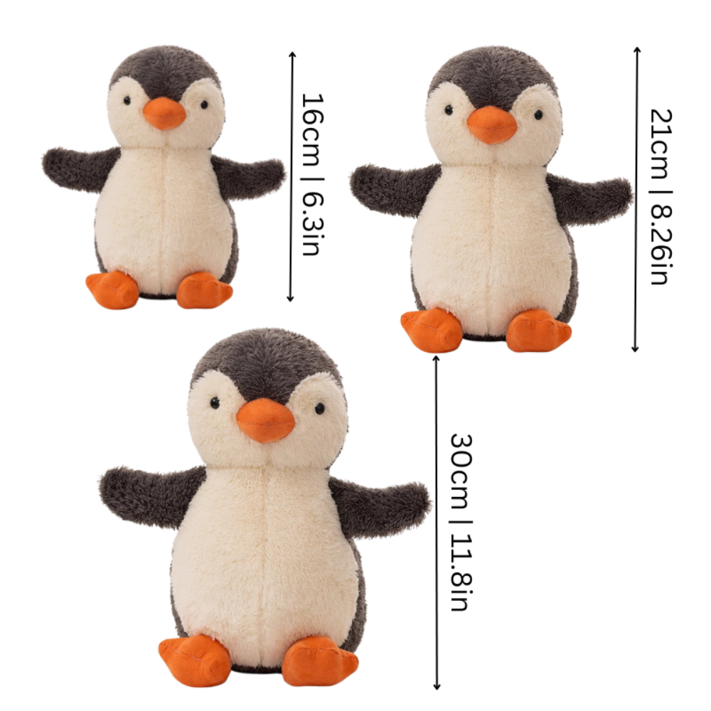 Peluche Pinguino Morbido Animale di Peluche Compagno di Sonno | Meowbutter