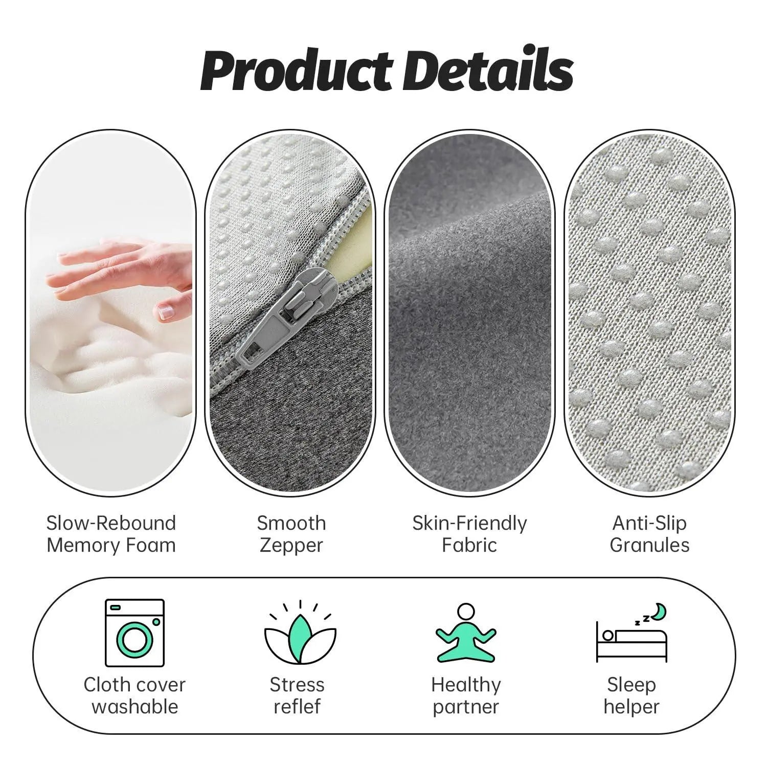 Face Down Pillow For Massage Tables With Contoured Opening