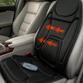 Car Massage Seat Cushion — Heated Multi-Zone Lumbar and Back Support