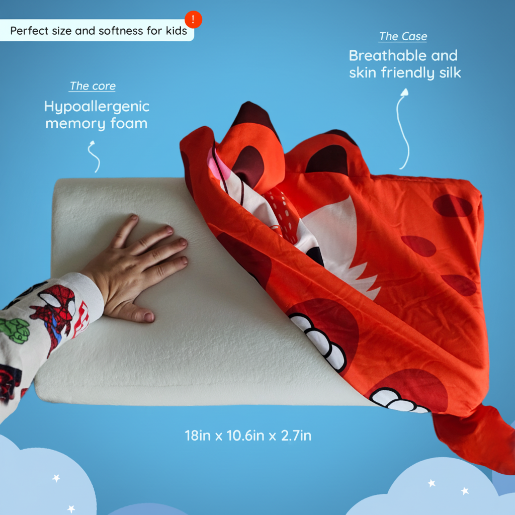 Sensory Pillow For Kids Ages 2–12 — Lion Tail And Fox Ears