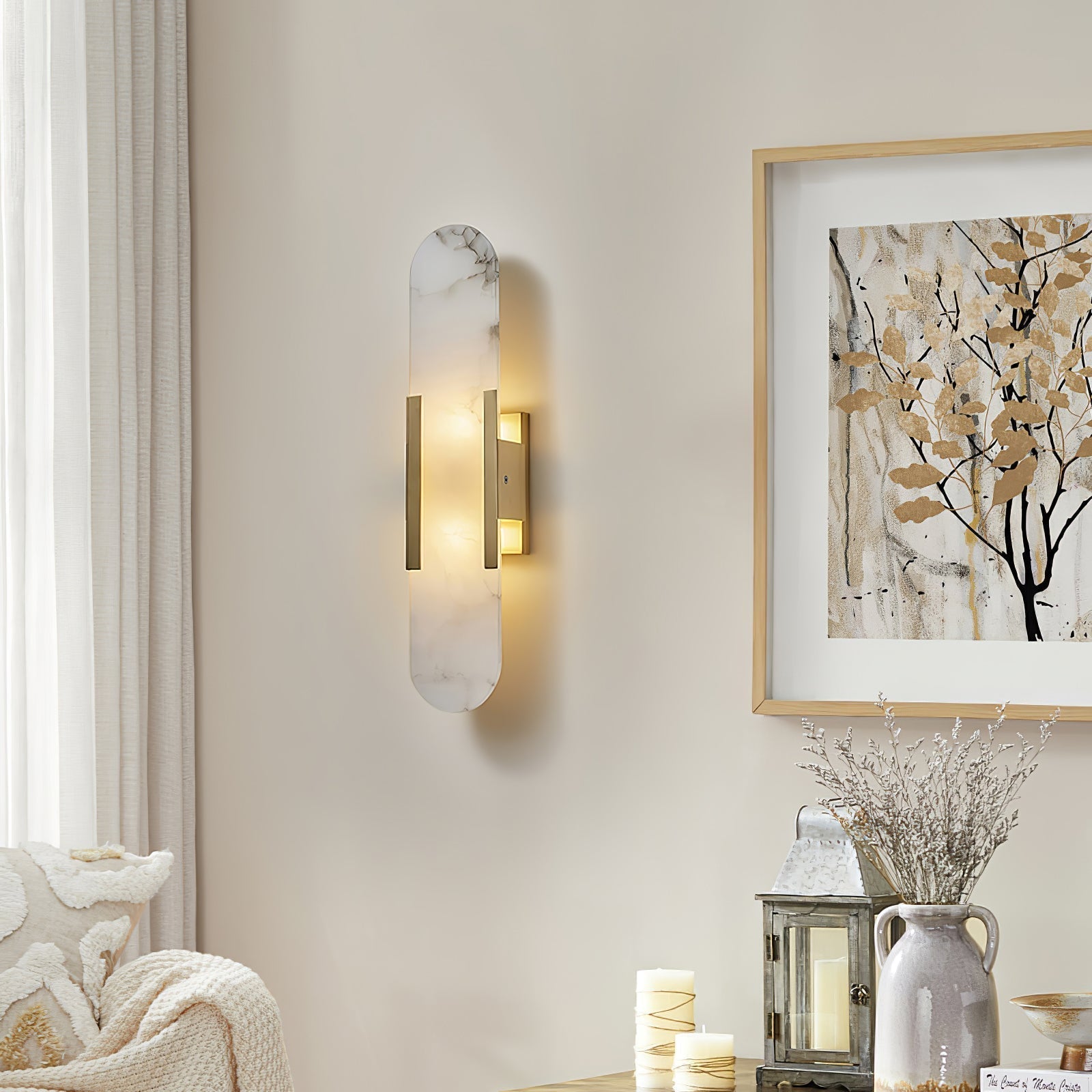 Aurelle | Luxury Alabaster Wall Lamp