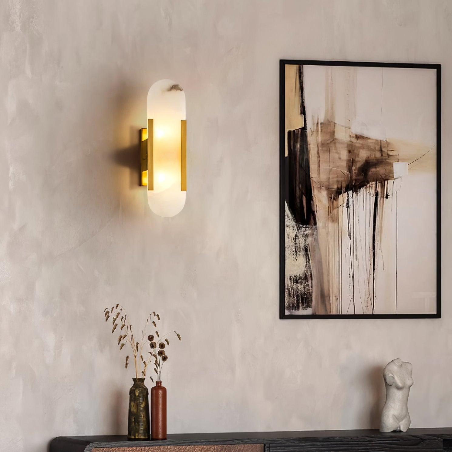 Aurelle | Luxury Alabaster Wall Lamp