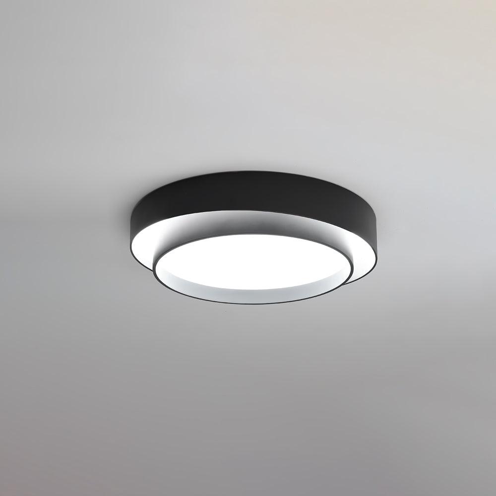 Nowoczesna lampa sufitowa LED ArmoníaLuz — żelazna rama, akrylowy dyfuzor