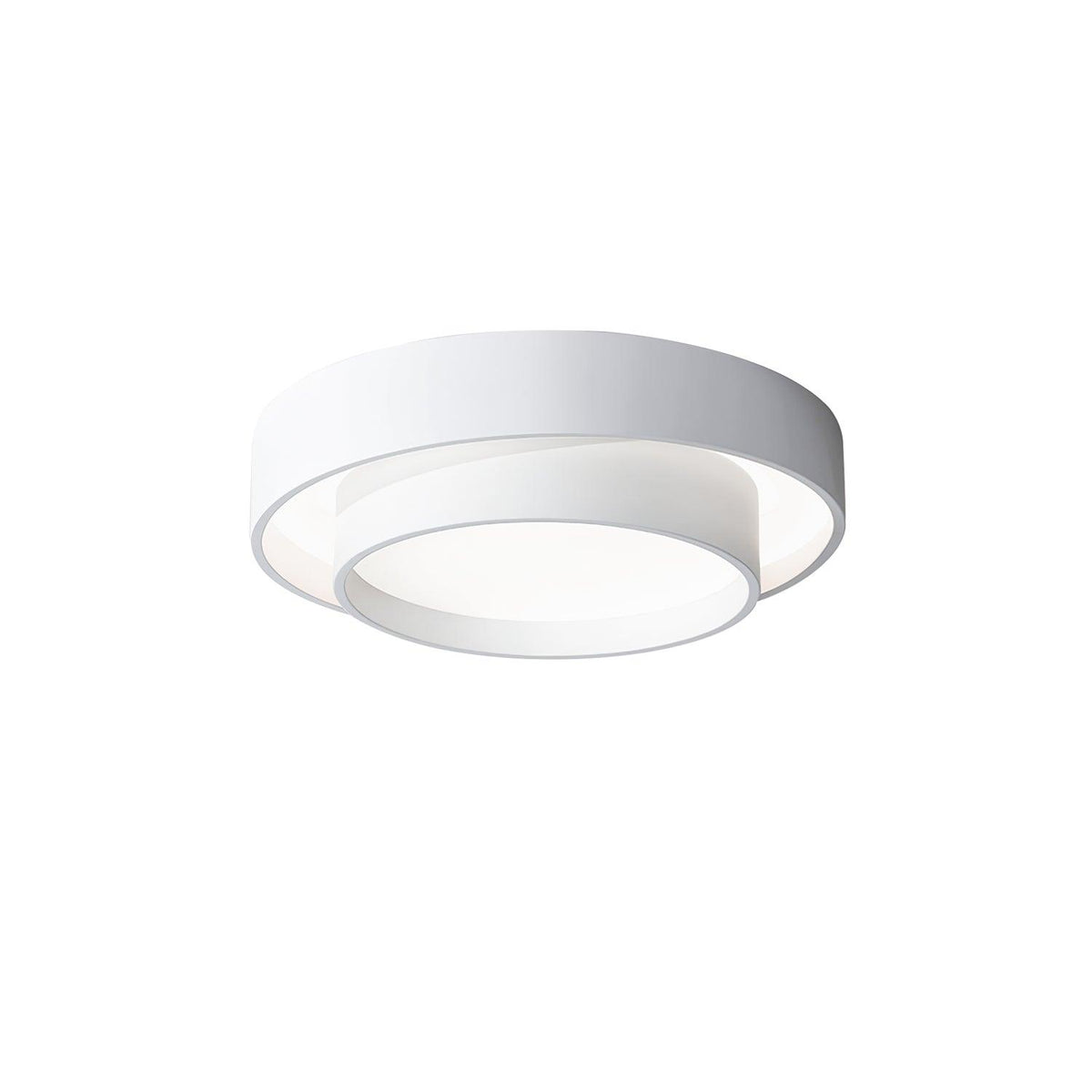 Nowoczesna lampa sufitowa LED ArmoníaLuz — żelazna rama, akrylowy dyfuzor