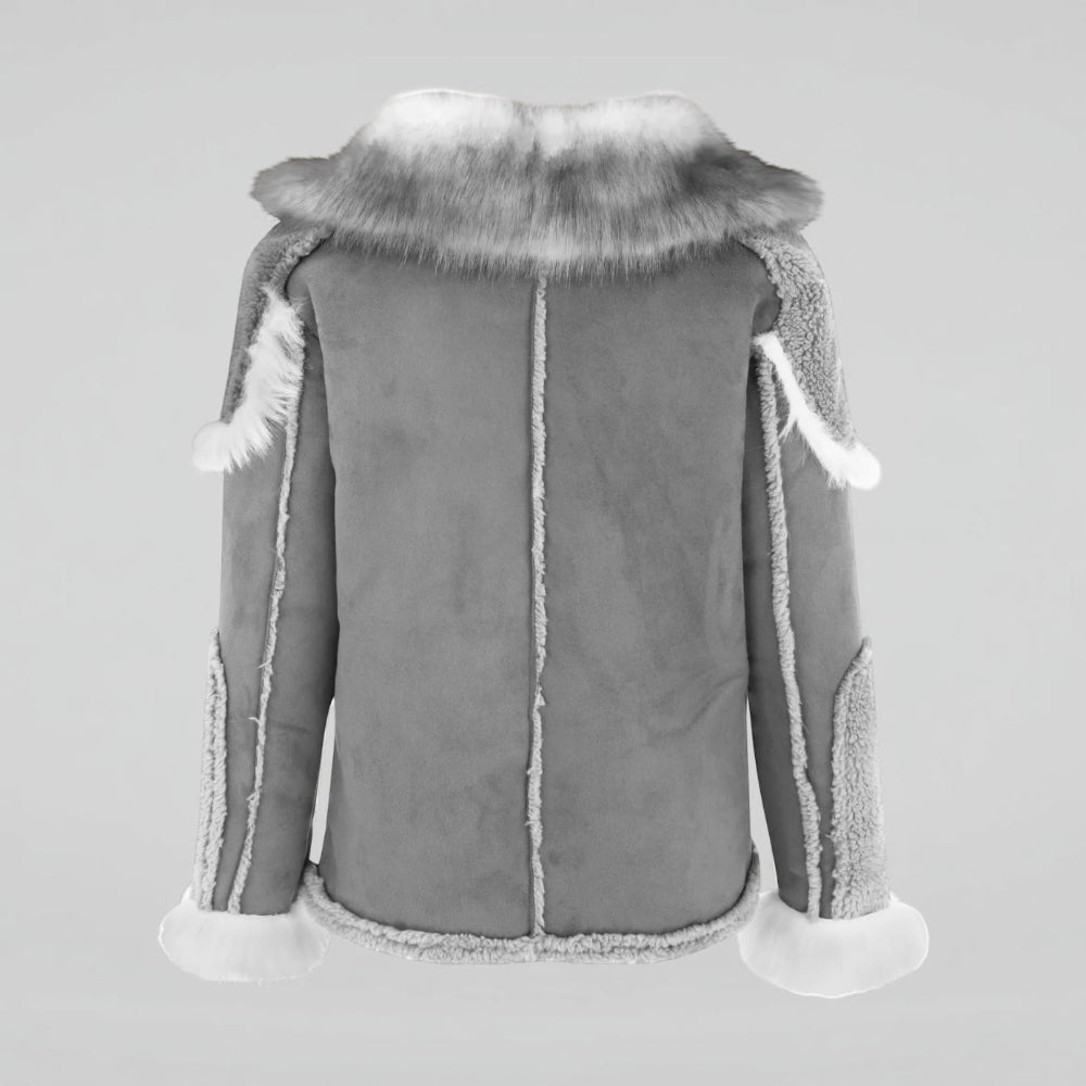 Men's Winter Coat Oversized Heavy Collar Jacket Outerwear | Meowbutter