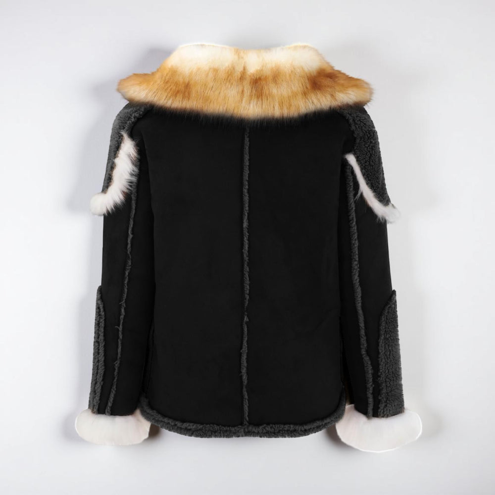 Men's Winter Coat Oversized Heavy Collar Jacket Outerwear | Meowbutter