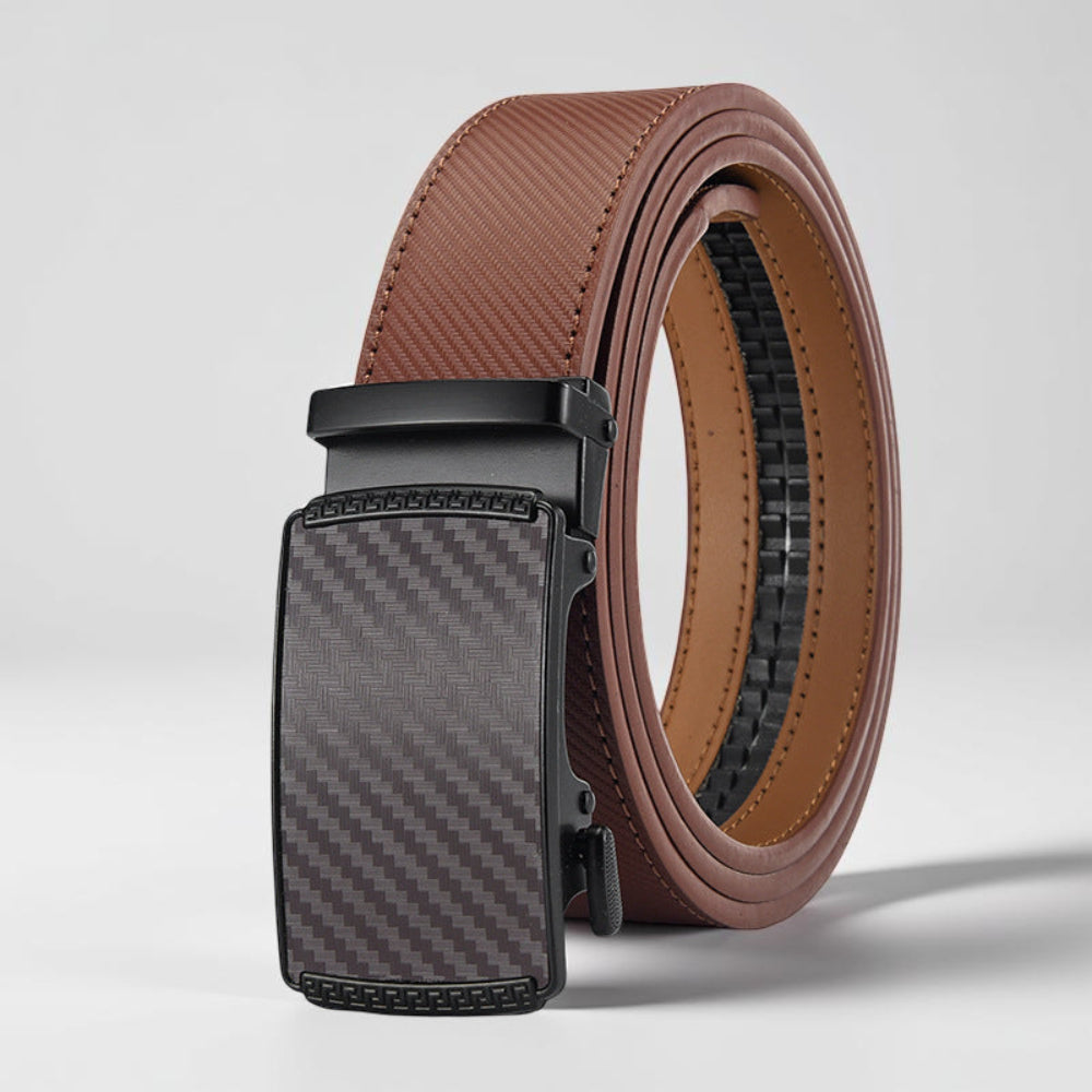 Cintura da uomo con fibbia a cricchetto regolabile, casual e formale | Meowbutter