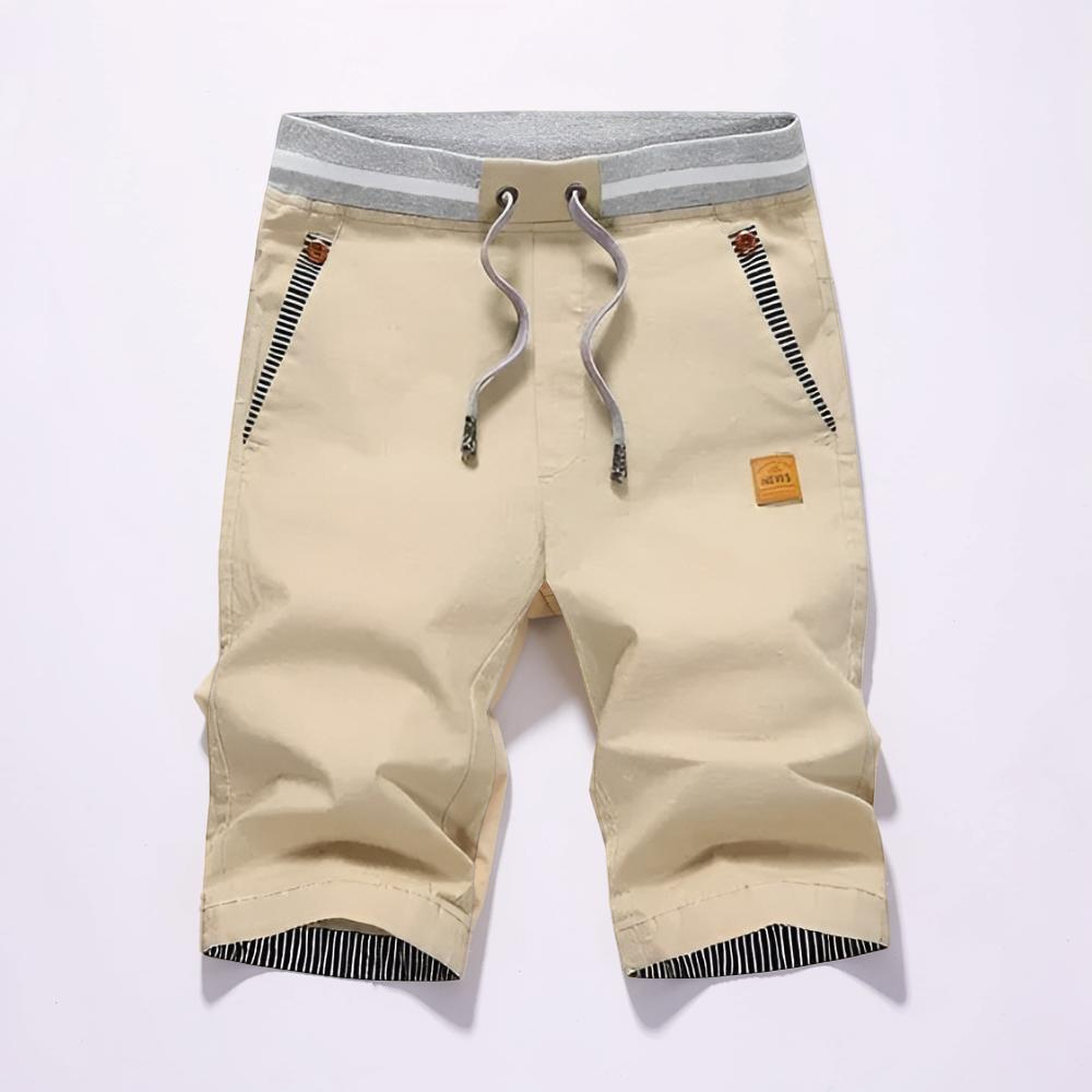 Herre Cargo Shorts med Snøre, Casual Lommer, Udendørs Bukser | Meowbutter