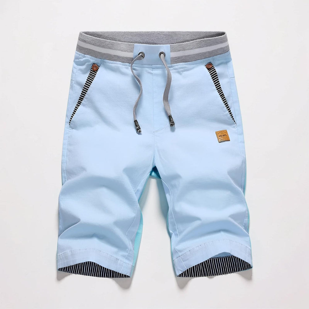 Herre Cargo Shorts med Snøre, Casual Lommer, Udendørs Bukser | Meowbutter