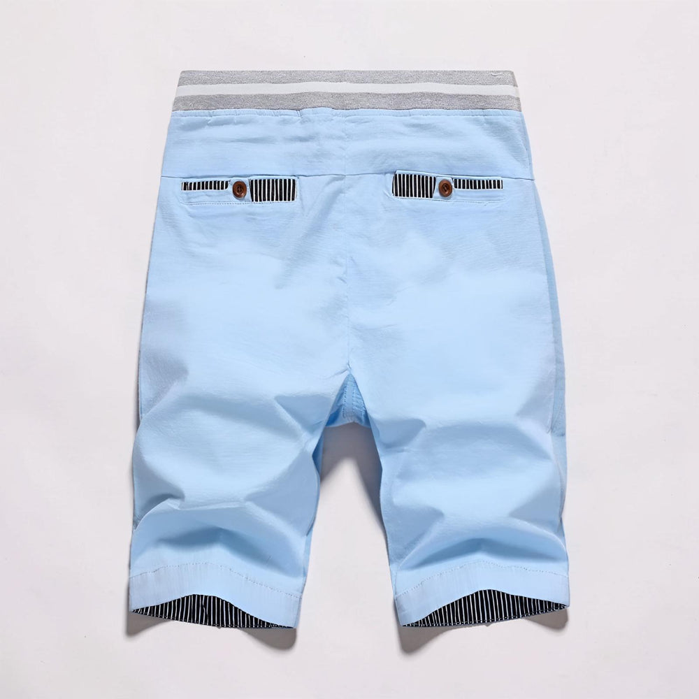 Herre Cargo Shorts med Snøre, Casual Lommer, Udendørs Bukser | Meowbutter