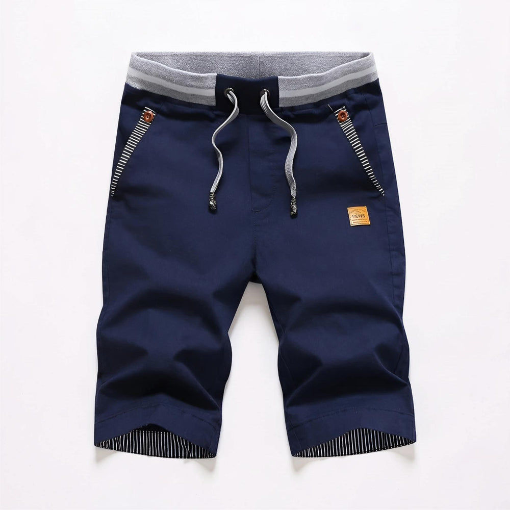 Herre Cargo Shorts med Snøre, Casual Lommer, Udendørs Bukser | Meowbutter