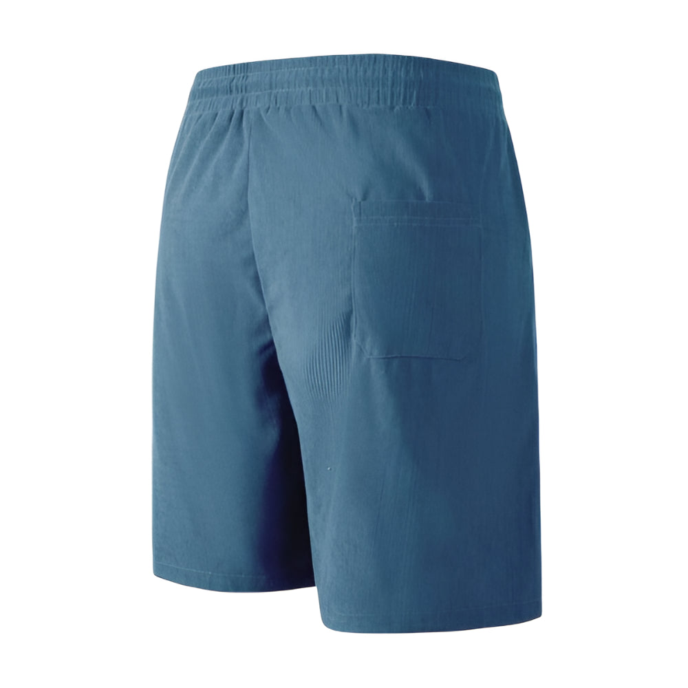 Pantaloncini da uomo casual con coulisse, vestibilità comoda, pantaloncini estivi da lounge | Meowbutter