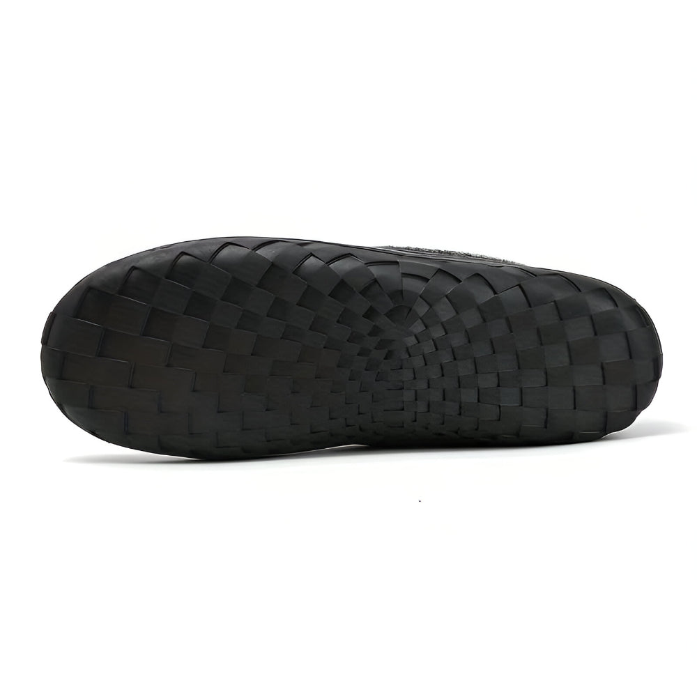 Herren-Hausschuhe als Loafer – zum Hineinschlüpfen, Court-Design